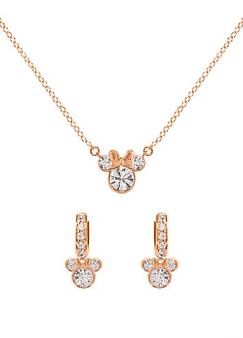 Minnie mouse 2025 necklace set