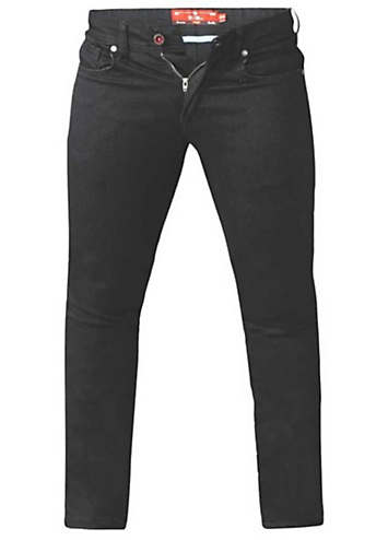 The Duke Clothing Co. - AMBROSE-Mens-D555 Slim Fit Stretch Jeans In Dark - Foto 11