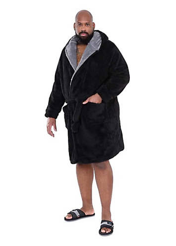 Duke Newquay Hooded King Size Dressing Gown | Kaleidoscope