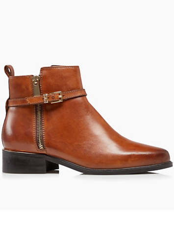 Dune London Buckle Trim Ankle Boots 