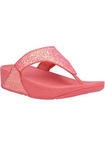 FitFlop Lulu Glitter Toe-Post Sandals | Kaleidoscope