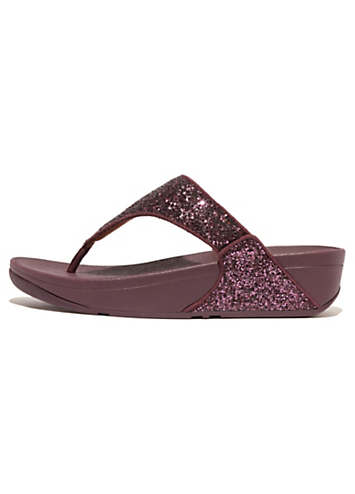 FitFlop Purple Glitter Lulu Sandals | Kaleidoscope