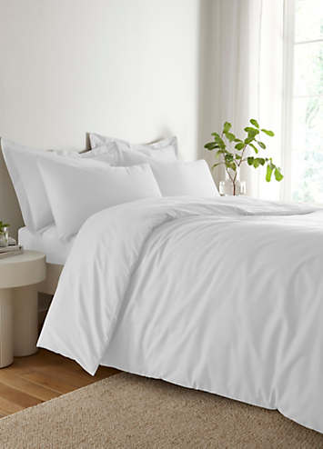 Freemans Home 250 Thread Count Cotton Percale Duvet Cover Set ...