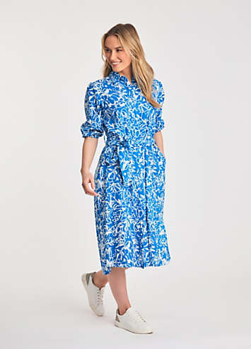 Fabulous French Connection Midi Dress Uk16 White Broderie overlay occasion events BM051 main image 0
