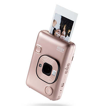 fujifilm instax liplay instant camera blush gold