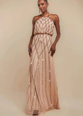 goddiva champagne sequin dress Sequin Dress: Goddiva dress review