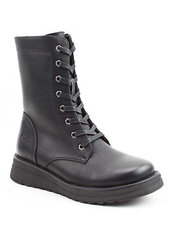 heavenly feet black ankle boots