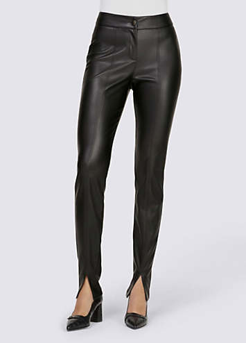 Heine Faux Leather Trousers | Kaleidoscope