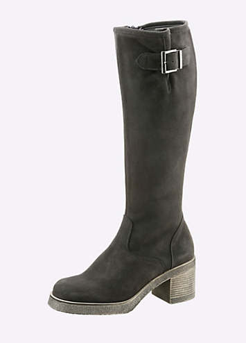 Heine Suede Knee High Boots | Kaleidoscope