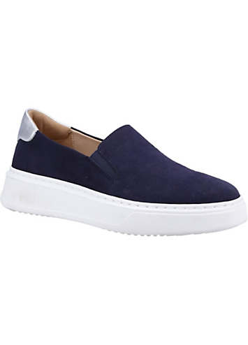 Hush Puppies Corinne Blue Slip On Cupsole Trainers | Kaleidoscope