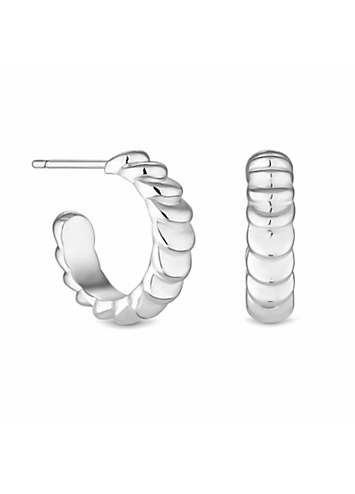 Echo Recycled Hoop Earrings