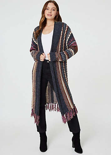 O'TAY Isabella Cardigan Grey Melange main image 1