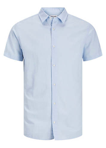 Jack & Jones - JJESUMMER LINEN BLEND BAND SHIRT L/S SN – Megastore Abbigliamento