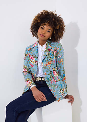 Joe Browns Floral Print Cotton Jacket | Kaleidoscope