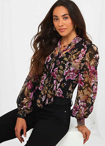 Joe Browns Oh So Stunning Floral Blouse | Kaleidoscope