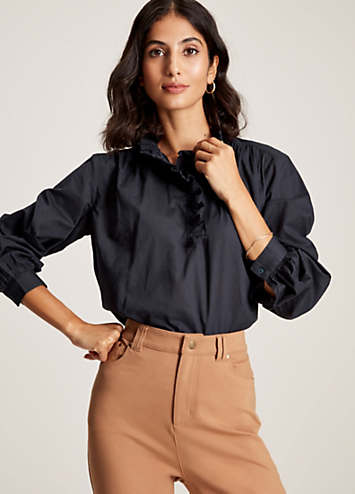 Joules Melanie Frill Blouse | Kaleidoscope