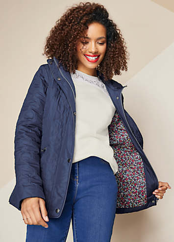 quilted coat short