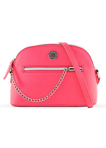 Kendall & Kylie Fuchsia Chain Saffiano Crossbody Bag | Kaleidoscope