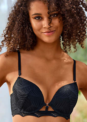 Maidenform Bra Without Ring With Filler Black