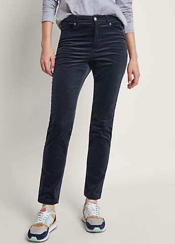 Astrid Cord Embroidered Trouser