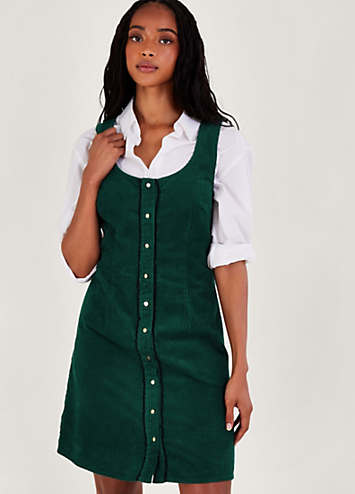 Cord pinafore dress sale