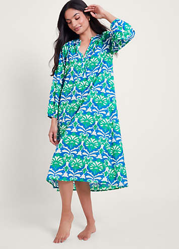 Leona - Vibrant Grid Maxi Dress main image 1