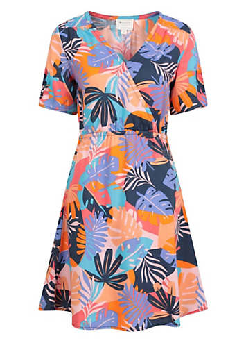 Mountain Warehouse Morocco Women's Midi Dress | Lightweight Tiered Button-Down Dress With Belt | Summer Travel Dress