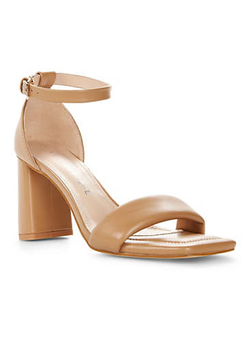 Nude low heel on sale sandals