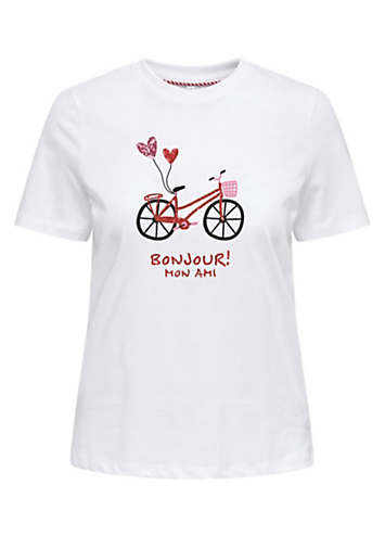 Only Kita Life Heart Boxy T-Shirt | Kaleidoscope