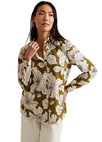 Phase Eight Lena Linear Floral Shirt | Kaleidoscope