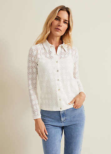 Phase Eight Vida Textured Shirt 