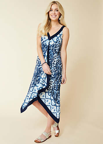 Printed Beach Hanky Hem Dress by Kaleidoscope | Kaleidoscope