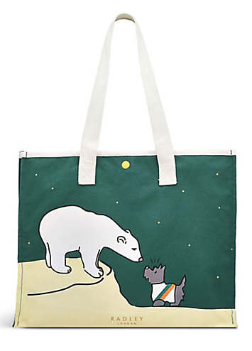 Radley London Bear With Me Alpine Large Open Top Tote Bag