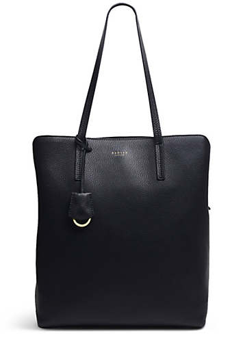 Radley London Dukes Place Black Large Ziptop Tote Bag | Kaleidoscope