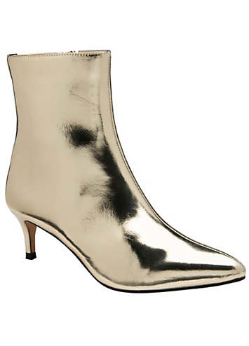 Metallic deals ankle boots