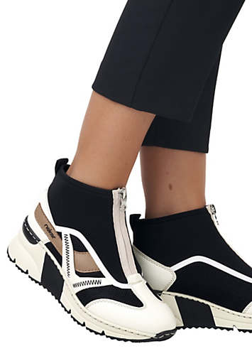 rieker zip trainers