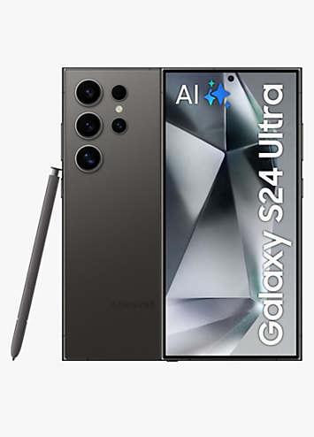 Samsung Galaxy S24 Ultra 512GB Mobile Phone - Titanium Black