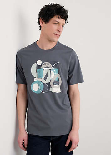 Seasalt Cornwall Men’s Midwatch T-Shirt Studio Forms Lead Kaleidoscope