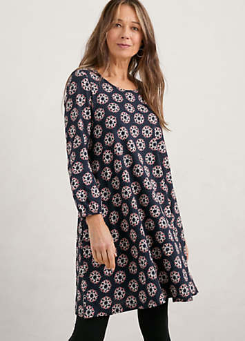 Seasalt Cornwall West Wheal Jersey Dress - Navy | Kaleidoscope