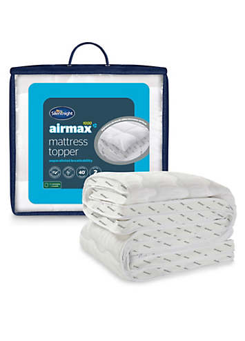 silentnight anti allergy airmax mattress topper