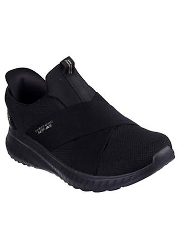 Skechers bobs black leather online