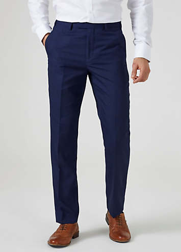 Skopes Harcourt Navy Blue Tailored Fit Suit Trousers | Kaleidoscope