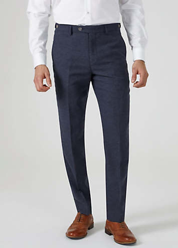 Skopes Jude Navy Blue Tapered Fit Suit Trousers | Kaleidoscope