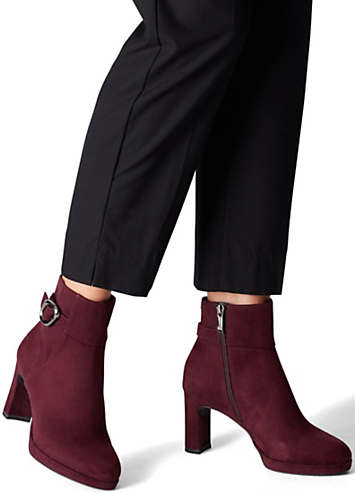 Tamaris Dames Boot Heel 1-25354-43 enkellaarsjes, beige, 39 EU, beige, 39 EU