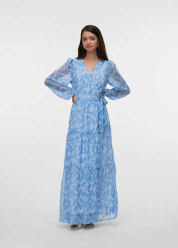 sachin and babi light blue dress VMFELICIA Long dress | Black