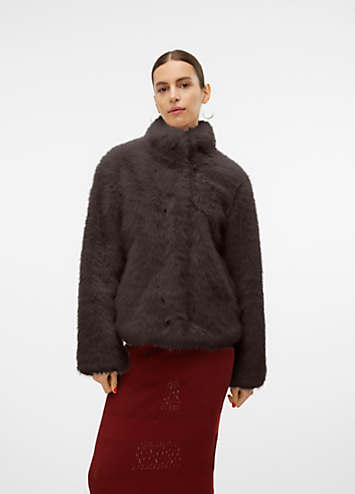 VERO MODA Dames Vmmonroe Short Jacket Noos, Chocolate Torte, L, chocolade taart, L