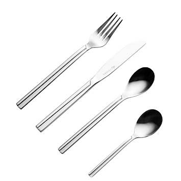 Viners Select 4-Piece Pastry Fork Set | Grey