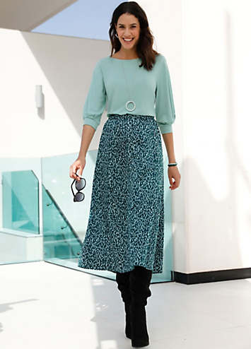 12787714 Slfmyline Ss Boat Neck Top B