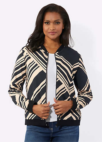 Geometric Print Jacket main image 1