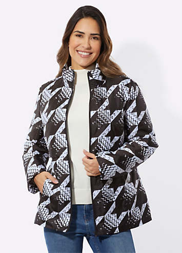 Witt Houndstooth Quilted Jacket | Kaleidoscope